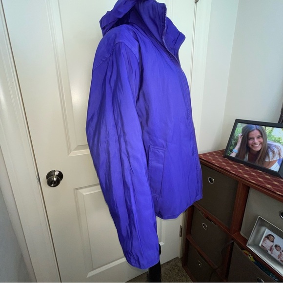 Mycra Pac Donatella Fashion Travel Reversible Rain Coat Purple Small - Picture 15 of 17